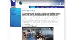 Desktop Screenshot of californiafisheriesfund.org